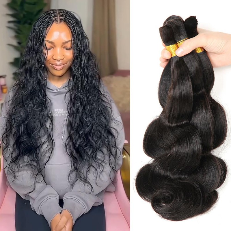 Body Wave Bulk Human Hair Extensions For Braiding Body Wave Bulk Human Hair Extensions For Braiding