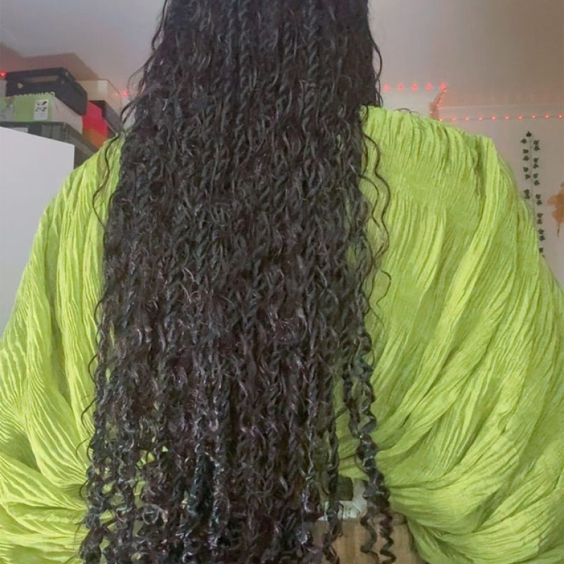 Water Wave Bulk Human Hair For Braiding Boho Extensions Water Wave Bulk Human Hair For Braiding Boho Extensions